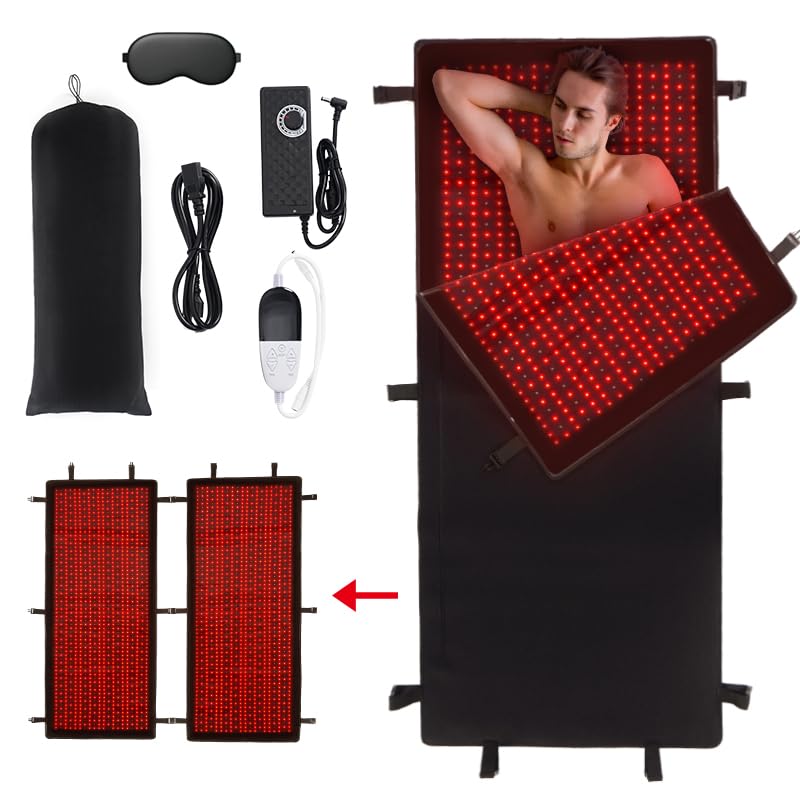 LEDライマット 全身用 full body red light therapy Amazon.com: Red Light Therapy Mat for Full Body,660nm＆850nm